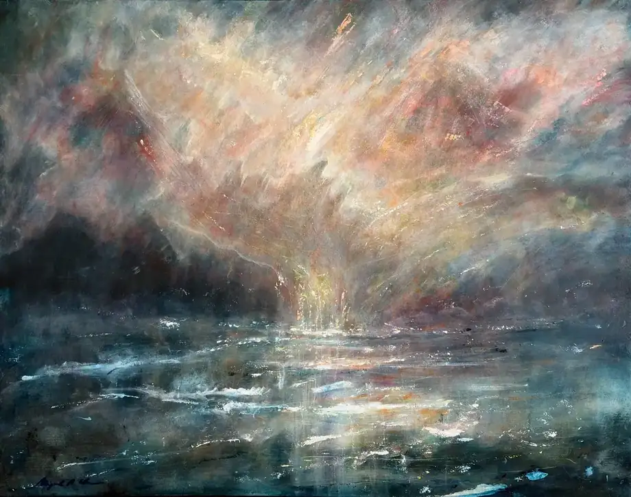 Epifania, pintura de Miquel Àngel Orta